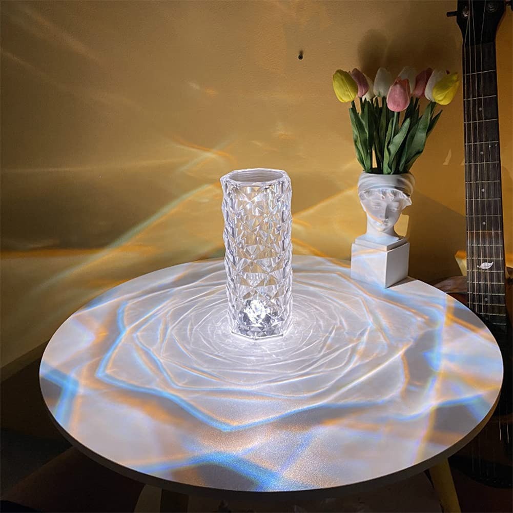 RGB LED Diamond Crystal Night Lamp